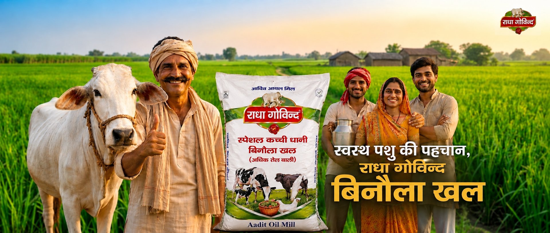 Shreekamal — Radha Govind Binola Khal, Swasth Pashu ki Pehchaan
