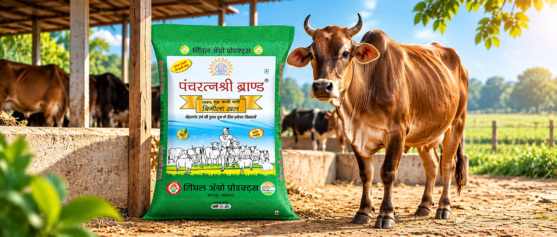 Shreekamal — cotton seed oil cake, adhik doodh