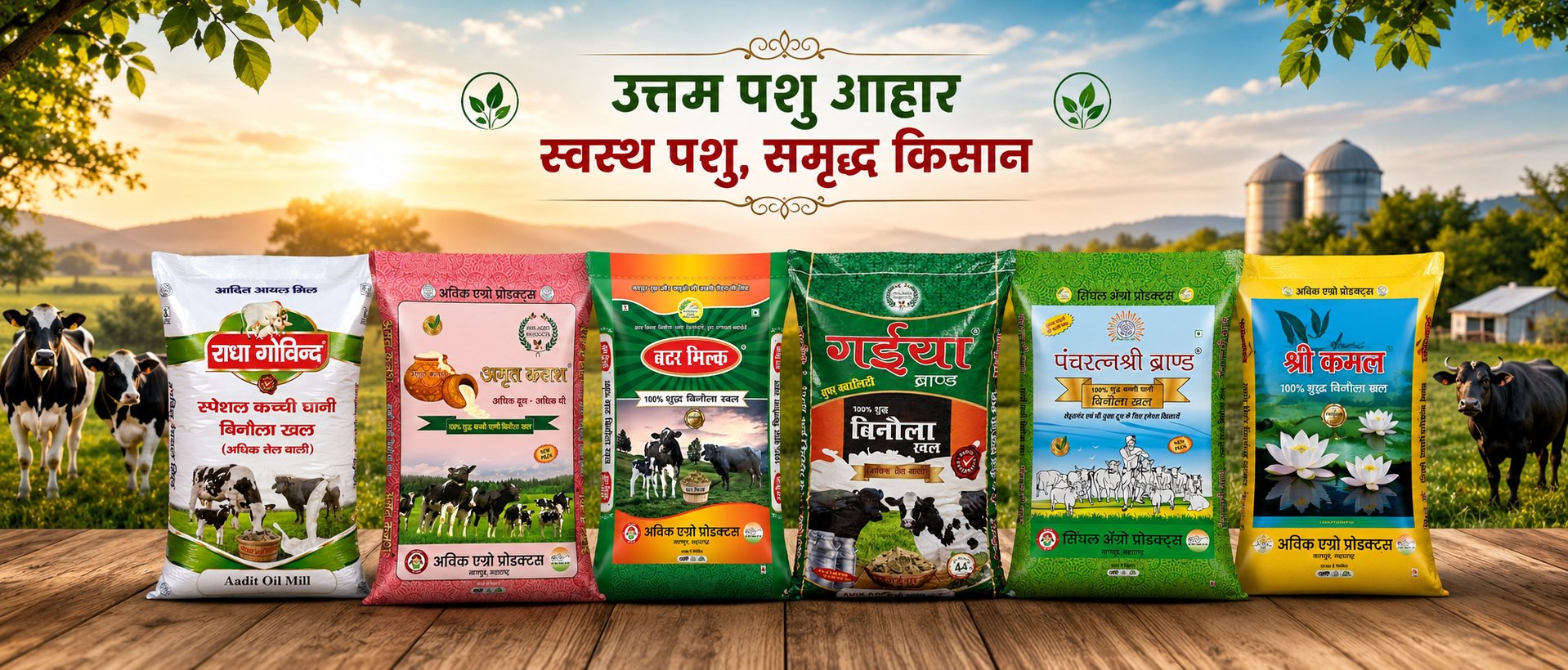 Shreekamal — complete cattle feed range